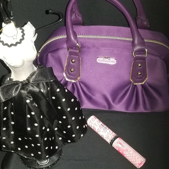 PINK Victoria's Secret Handbags - VS Purple Pleasure Purse w/ FREE VS Gift